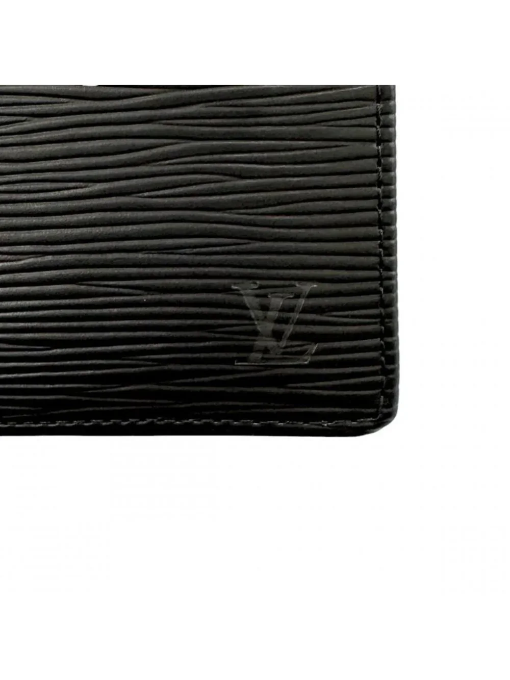 Louis Vuitton Bifold Wallet Portefeuille Marco Epi Leather Black
